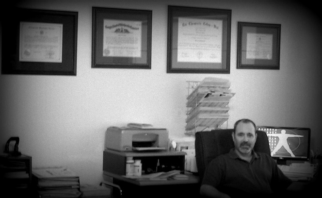 Dr. Andrew Altman in his office